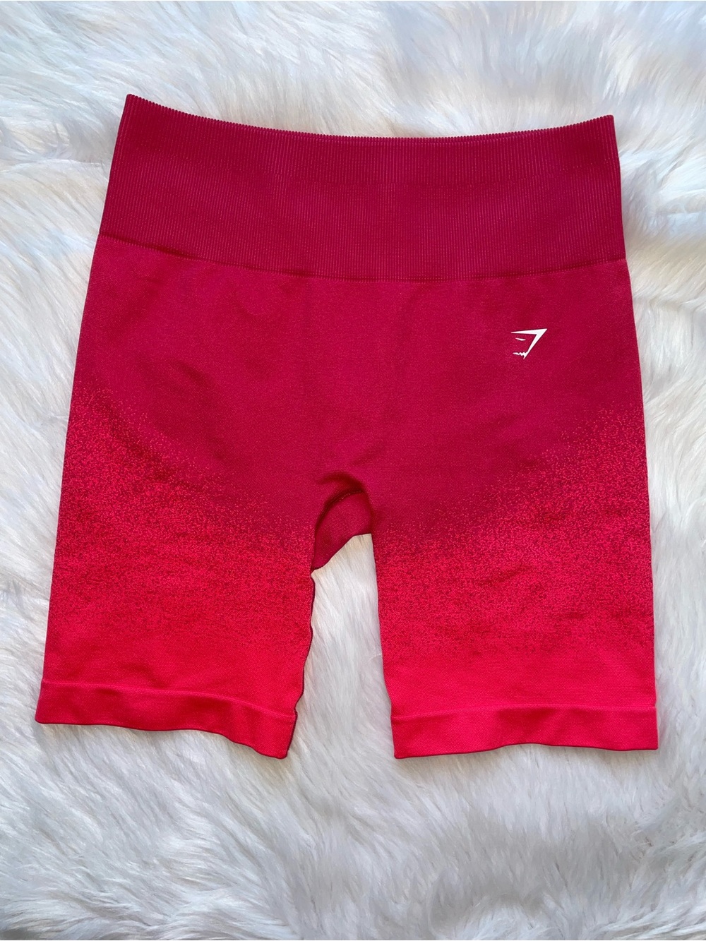 Gymshark adapt ombre seamless bike shorts pink women’s L large biker high waist